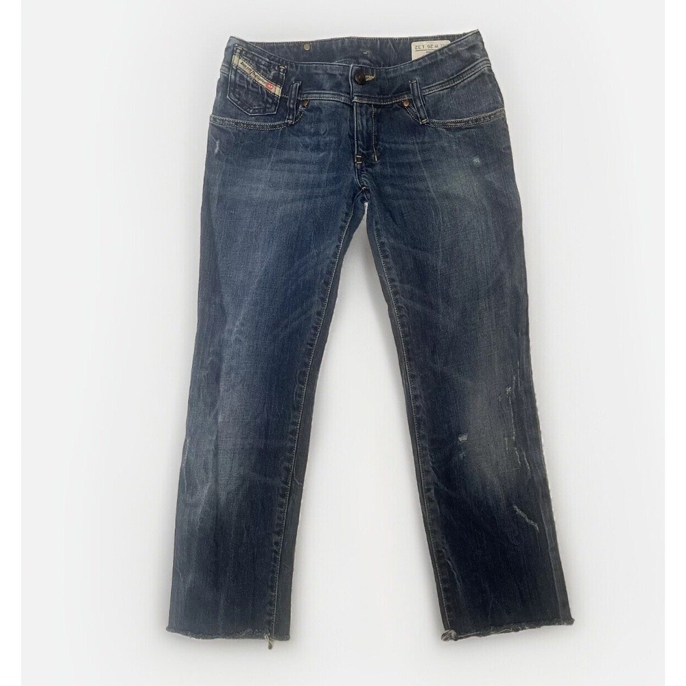 Diesel Jeans Womens Matic Low Rise Cut Skinny Blue Stretch Denim 008SV Size 26